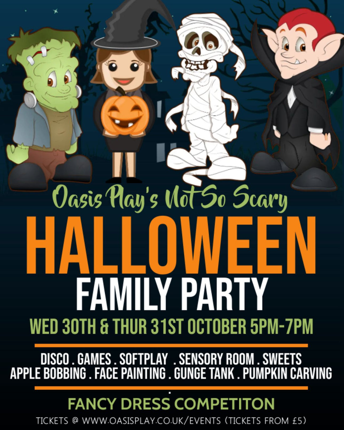 Not So Scary Halloween Party - 31st October - Woking